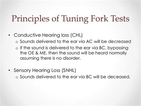 tuning fork test slideshare.